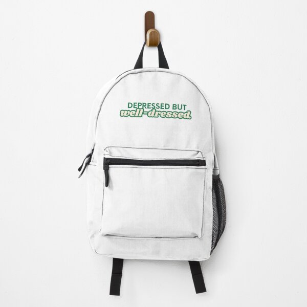 Item preview, Depressed But Well-Dressed, Green and Beige. designed and sold by TalitaArte.