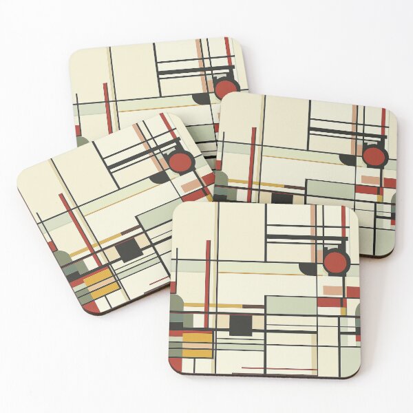 Item preview, Mid-century modern inspired minimalist lines and shapes designed and sold by MiracleSociety.