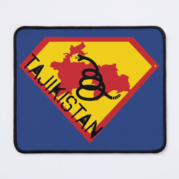 Item preview, TAJIKISTAN Spell Out - Freedom Is The Superpower - Modern Gadsden Snake Flag - Dont Tread On Me SUPERHERO design designed and sold by pelagio.