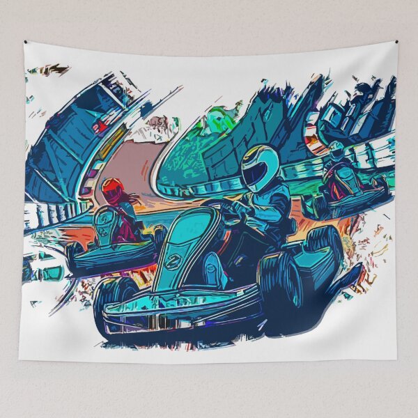 Item preview, Lets Race! - Go Kart Racers designed and sold by NaturePrints.