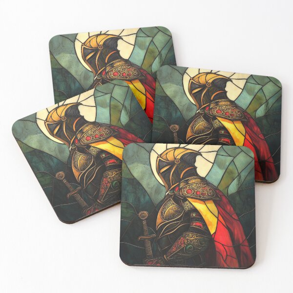 Item preview, Stained glass knight designed and sold by Shabin-.