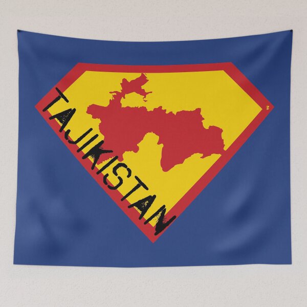 Item preview, TAJIKISTAN Spell Out - Freedom Is The Superpower -  SUPERHERO design designed and sold by pelagio.