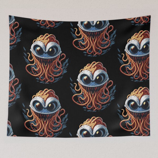 Item preview, Spaghetti Monster Illustration - Urban Street Art designed and sold by luuuMerch.
