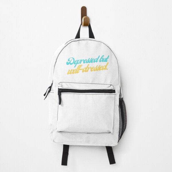 Item preview, Depressed But Well-Dressed, Cyan And Yellow. designed and sold by TalitaArte.