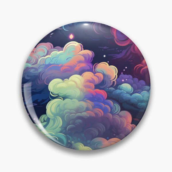 Item preview, Dreamy Cloudy Nightscape Pattern designed and sold by bubblegoth.