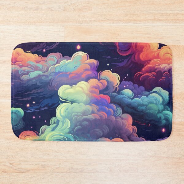 Item preview, Dreamy Cloudy Nightscape Pattern designed and sold by bubblegoth.