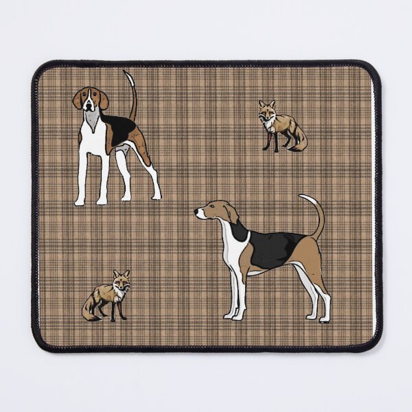 Item preview, Country plaid fox and hounds designed and sold by AnnaB264.