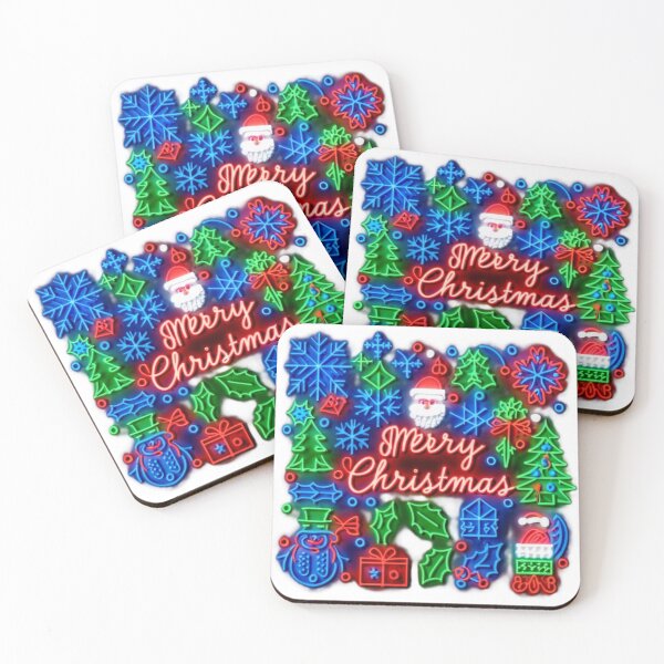 Item preview, Neon Christmas Vibes / Vibrações de Natal Neon designed and sold by debbiebento.