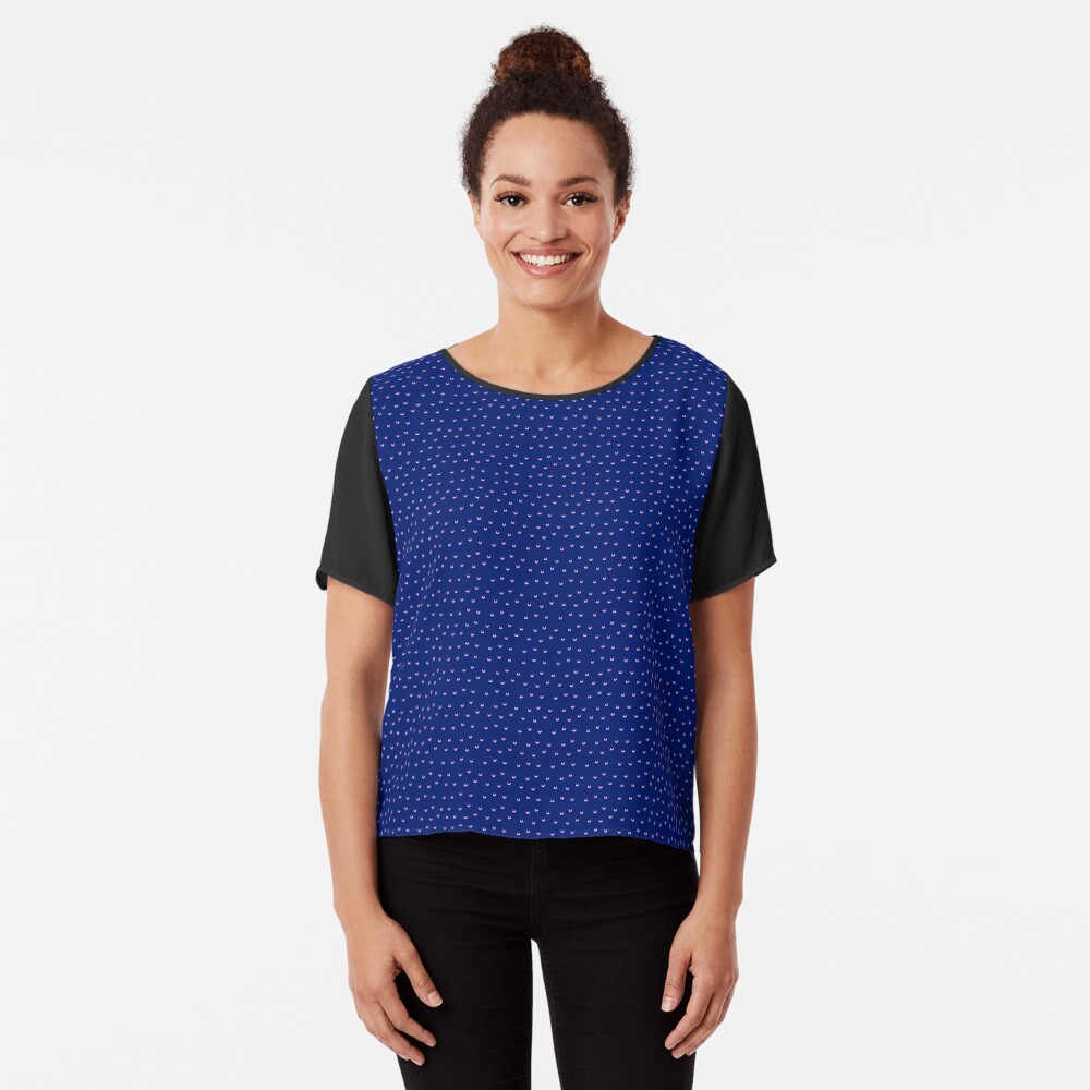 Tiny Moons Chiffon Top
