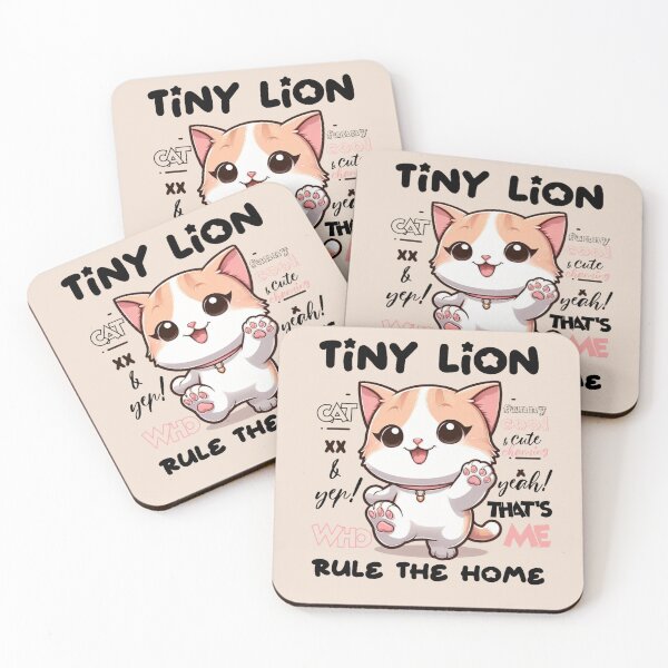 Item preview, Pawsitively in Charge,The Purrfect Ruler,Tiny cat Lion designed and sold by Coollzone.