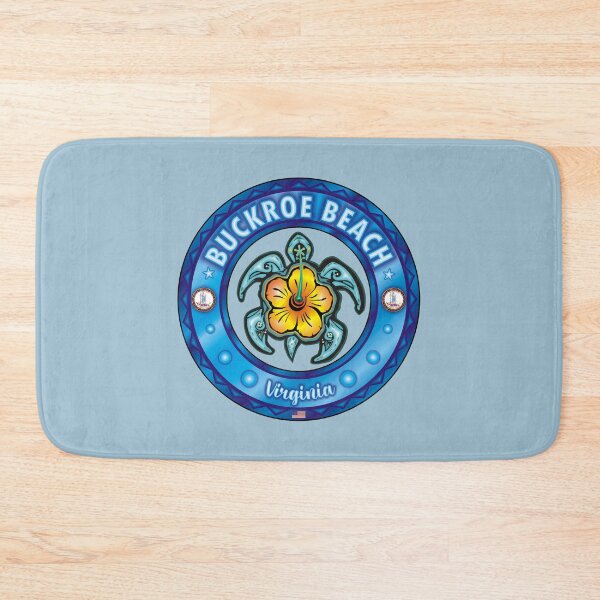 Item preview, Buckroe Beach Virginia sea turtle hibiscus designed and sold by studioss76.