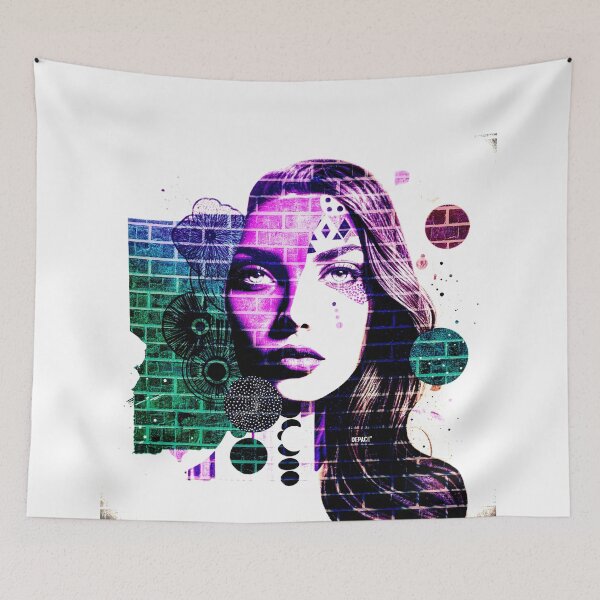 Item preview, FEMALE IN POP ART PRINT - dePace' designed and sold by mrpropcake.