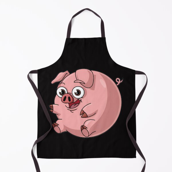 Item preview, Chubby Cartoon Pig with Playful Expression designed and sold by CoolCrazyQuirky.