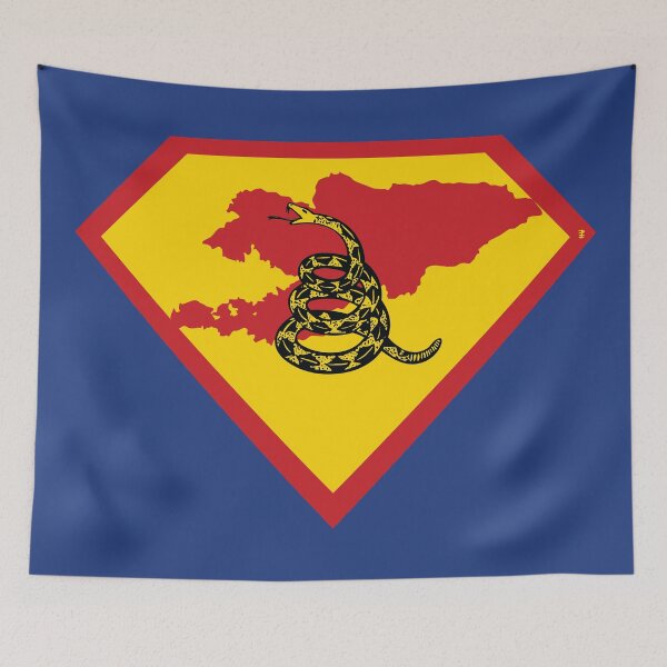 Item preview, KYRGYZSTAN - Freedom Is The Superpower - Gadsden Snake Flag - Dont Tread On Me SUPERHERO design designed and sold by pelagio.