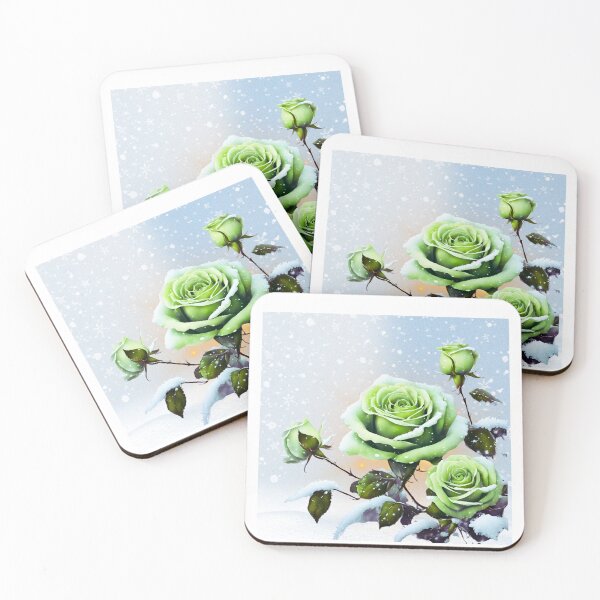Item preview, Winter green rose designed and sold by Ellzbieta.