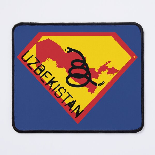 Item preview, UZBEKISTAN Spell Out - Freedom Is The Superpower - Modern Gadsden Snake Flag - Dont Tread On Me SUPERHERO design designed and sold by pelagio.
