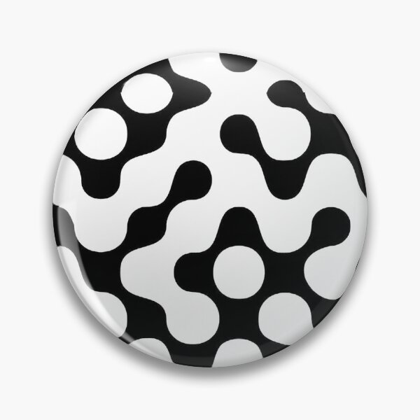 Item preview, Square Pattern of Rounded Black and White Dots designed and sold by GigiVisual.