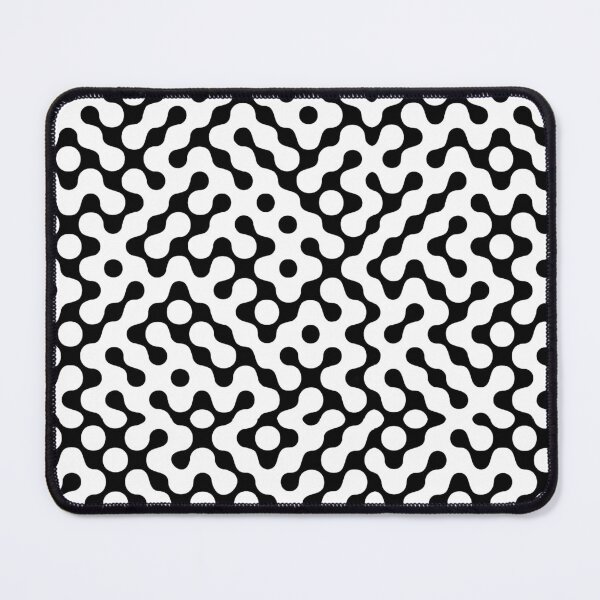 Item preview, Square Pattern of Rounded Black and White Dots designed and sold by GigiVisual.