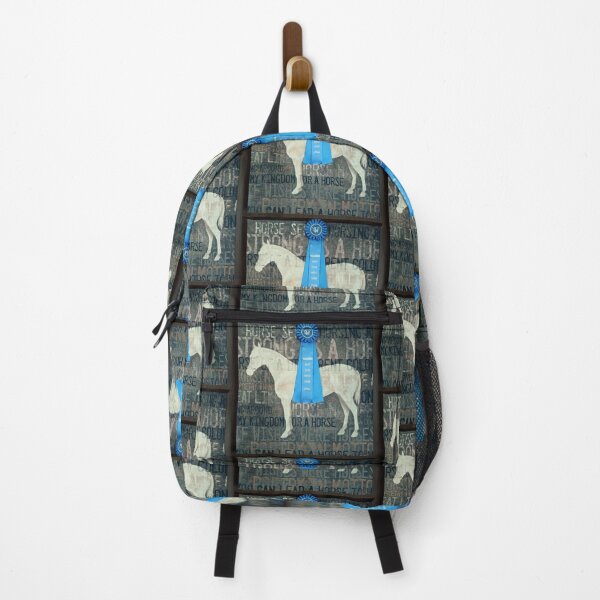 Item preview, Blue ribbon white horse print designed and sold by AnnaB264.