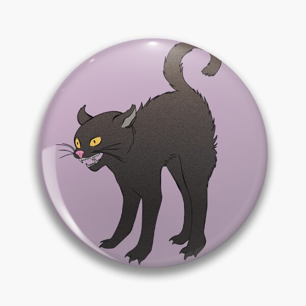 Item preview, Spooky Scary Black Cat designed and sold by Meagan Mata.