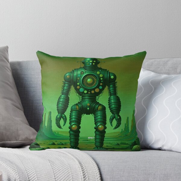 Item preview, Print of Vintage Robot in Kelly Green Desert - dePace' designed and sold by mrpropcake.
