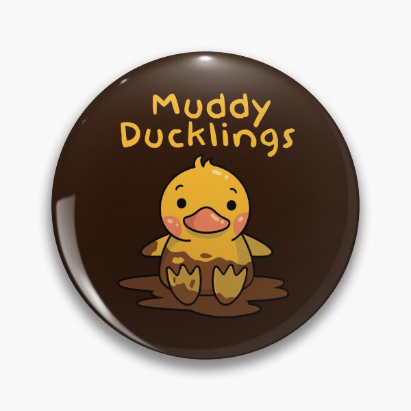 Item preview, Muddy Ducklings - Cute Muddy Yellow Duck Sitting In Mud designed and sold by Darling DeDe.