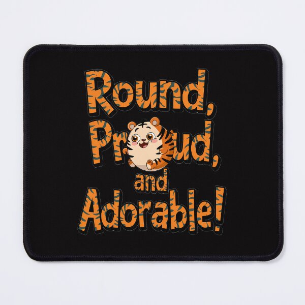 Item preview, Round Proud and Adorable Tiger designed and sold by CoolCrazyQuirky.