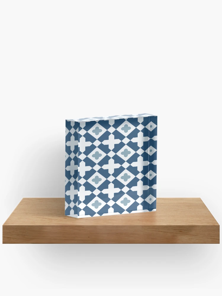 Thumbnail 2 of 5, Acrylic Block, Classic Seamless Pattern designed and sold by RubyCollection.