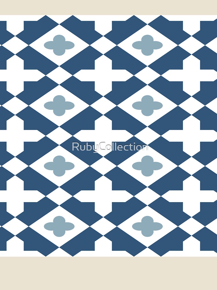 Thumbnail 4 of 4, Relaxed T-Shirt, Classic Seamless Pattern designed and sold by RubyCollection.
