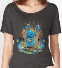 Happy Kustom Kulture Buddha Women's Relaxed Fit T-Shirt