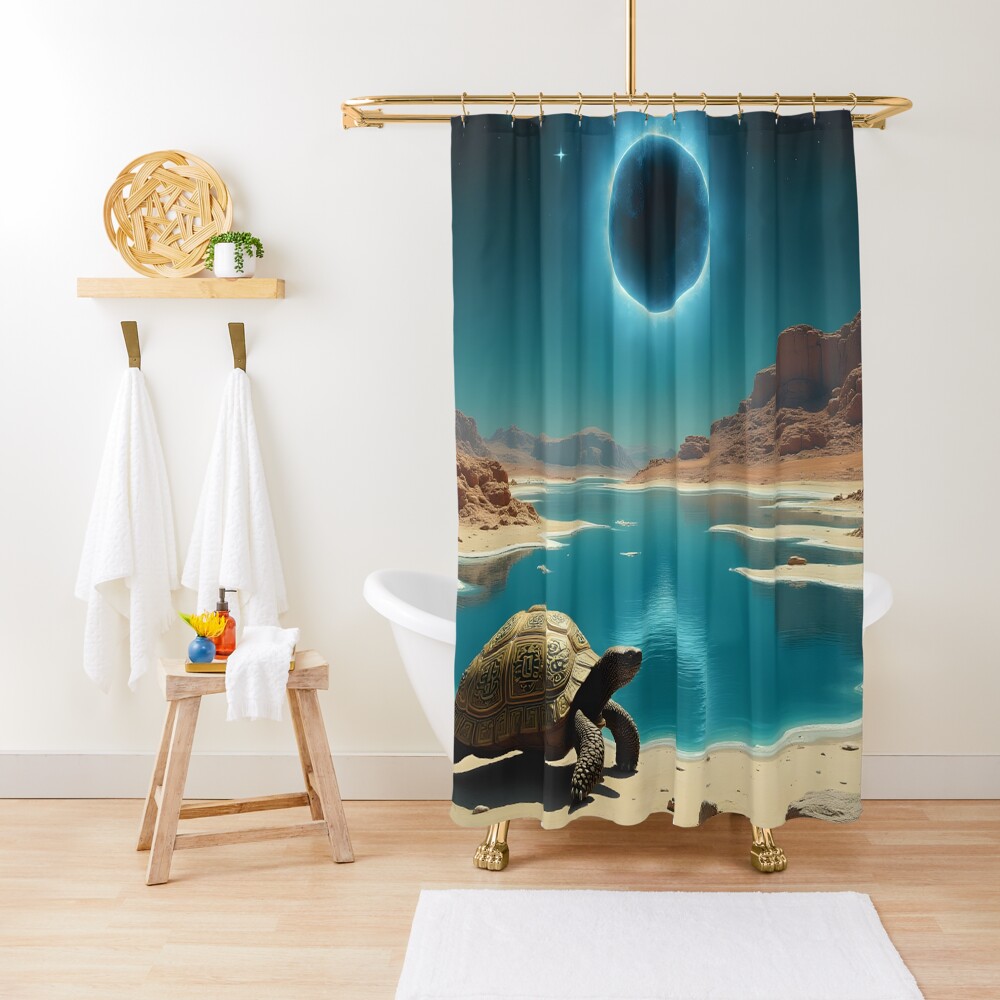 Item preview, Shower Curtain designed and sold by HabitableMoons.