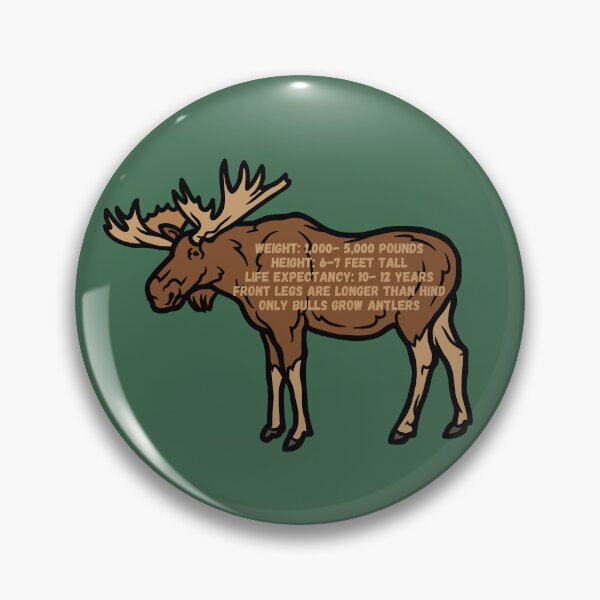 Item preview, Moose Facts designed and sold by Practical Stickers.