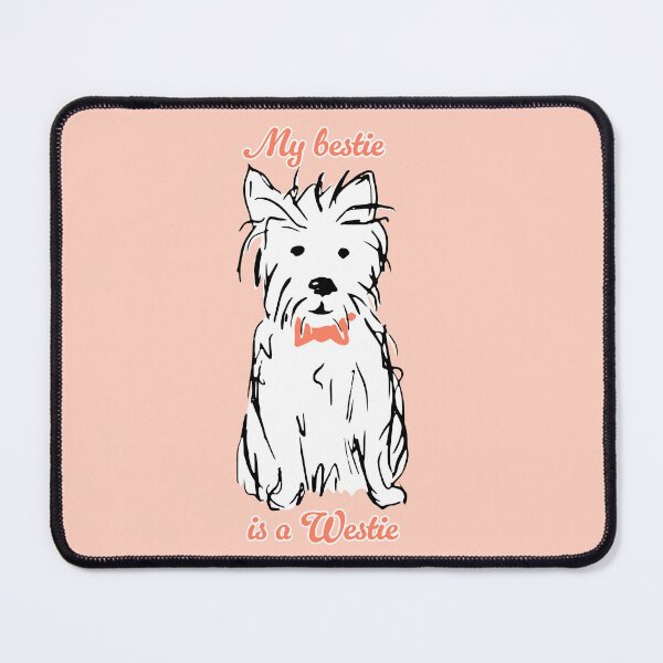 Item preview, Milo the westie with a bow tie designed and sold by SaryandSaff.