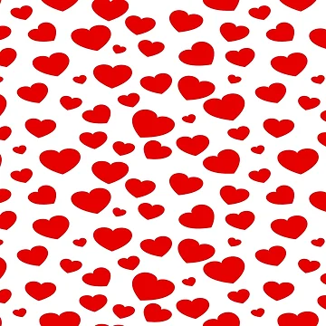 Artwork thumbnail, Heart Pattern Illustration by RubyCollection