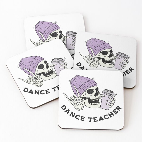 Item preview, Dance Teacher Coffee Lover Skeleton Competitive Dance designed and sold by SarahFinnDesign.