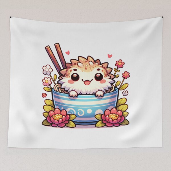 Aperçu de l'œuvre Bébé barbu, Ramen Lotus - Dragon barbu créée et vendue par aylastyle.