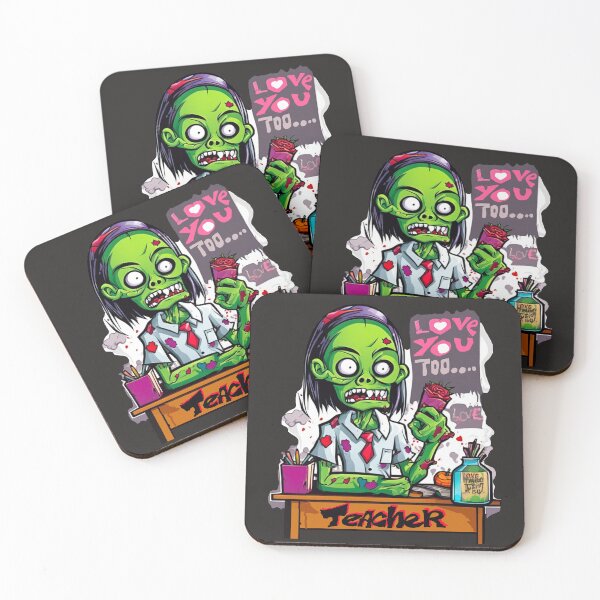 Item preview,  Zombie Teacher with Love Message designed and sold by Thaivi Design.
