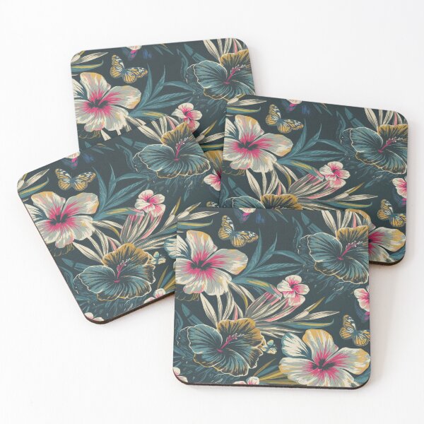 Item preview, Hibiscus with butterflies  designed and sold by Wildlife and marine life.