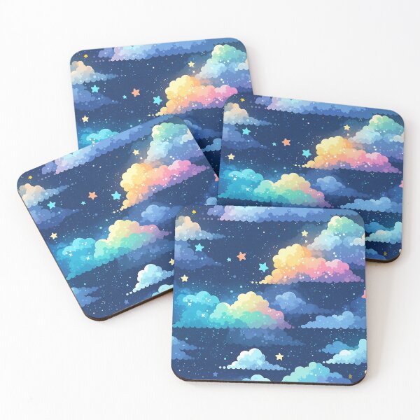 Item preview, Dreamy Starry Night Sky Pattern designed and sold by bubblegoth.