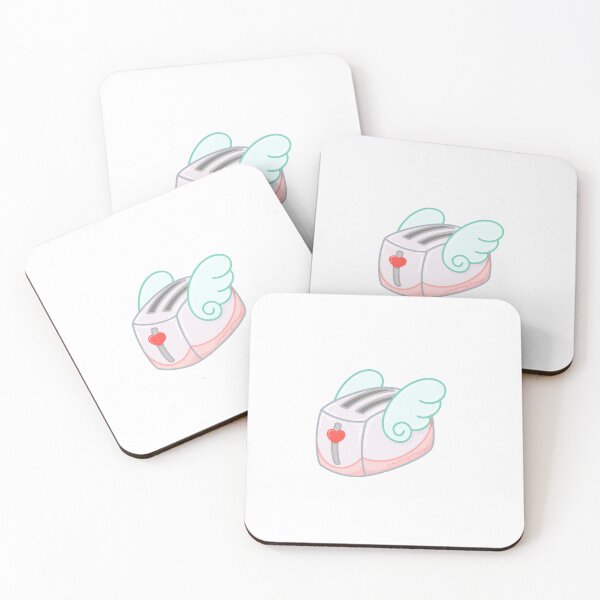 Item preview, Kawaii Flying Toaster designed and sold by Mad Ange Design.