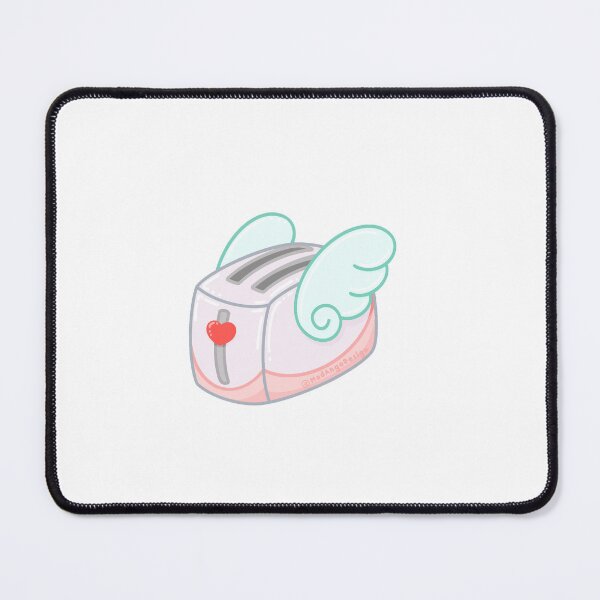 Item preview, Kawaii Flying Toaster designed and sold by Mad Ange Design.