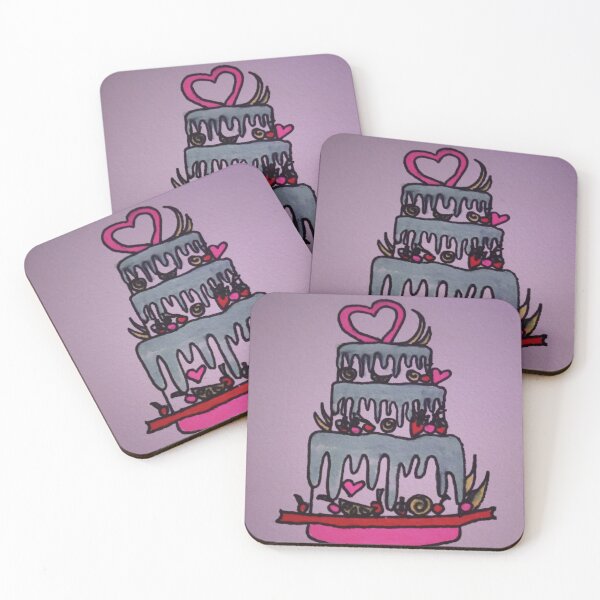 Item preview, Pink and Green Neon Cake designed and sold by HotelBananaMilk.