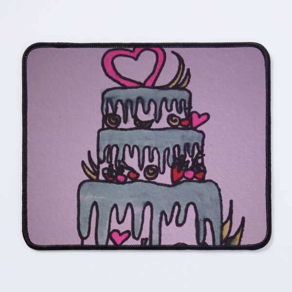 Item preview, Pink and Green Neon Cake designed and sold by HotelBananaMilk.