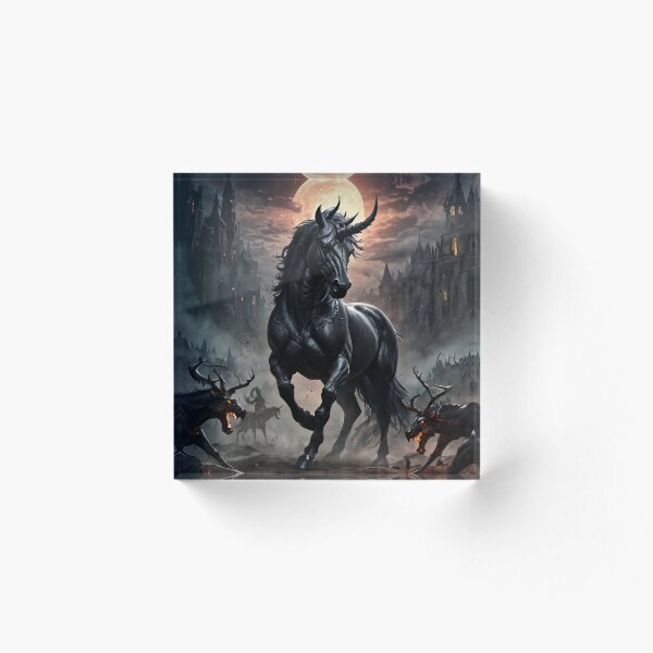 Item preview, Nightmare Unicorn designed and sold by NerdscapeDC.