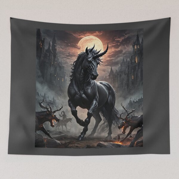 Item preview, Nightmare Unicorn designed and sold by NerdscapeDC.