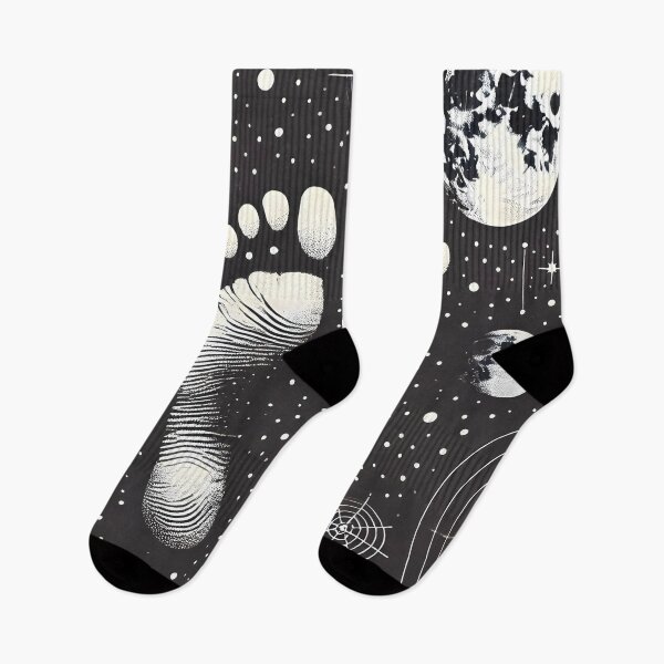 Item preview, Colorful Footprints and Shoes Pattern designed and sold by CitrineLinker.