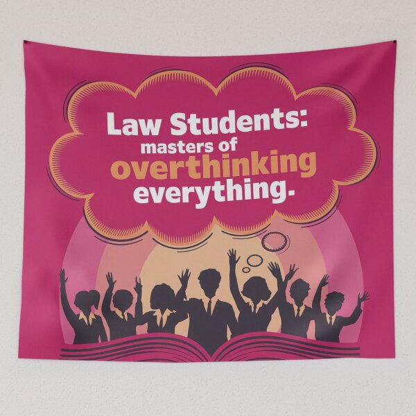 Item preview, Funny  Quota, Law Students Masters of Overthinking Everything designed and sold by RAZ1995.