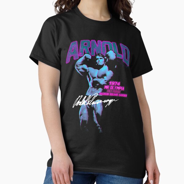 Item preview, Vintage Arnold Schwarzenegger Mr. Olympia 1974 Tee - Classic Bodybuilding designed and sold by Phiger1.