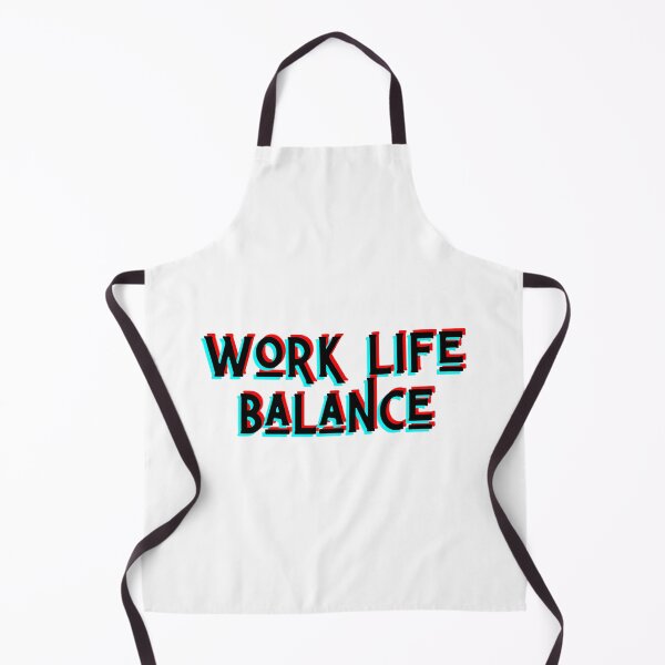 Item preview, Work-Life Balance | Minimalist Two-Tone Motivational Typography designed and sold by Psycho-Crazy.