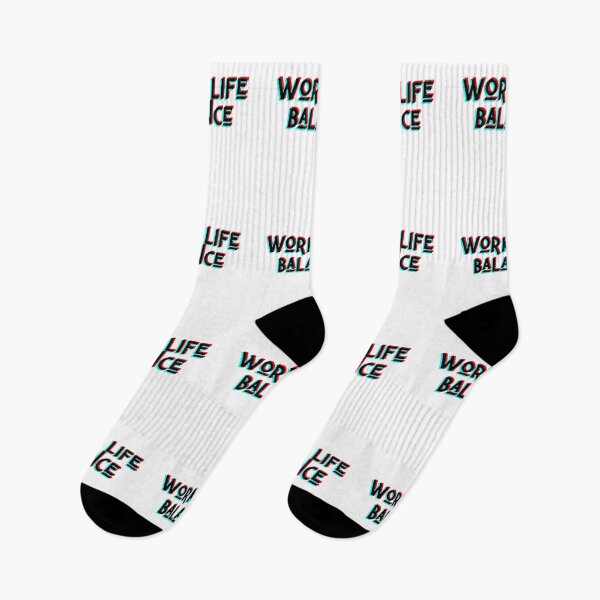 Item preview, Work-Life Balance | Minimalist Two-Tone Motivational Typography designed and sold by Psycho-Crazy.